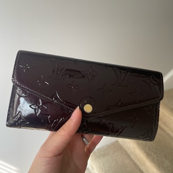 Louis Vuitton Sarah monogram Vernis Amarante wallet - Picture 10 of 11